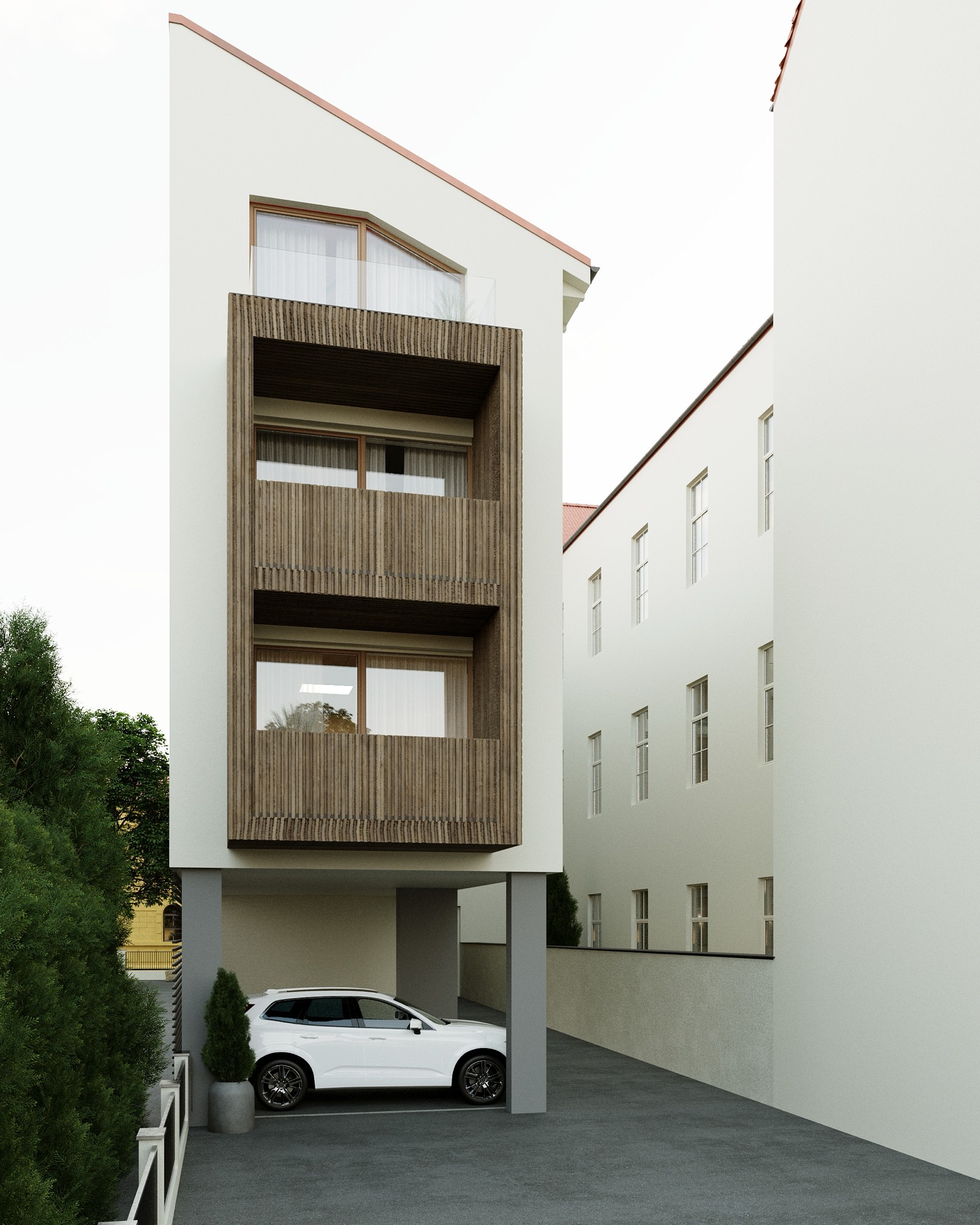 Mestský dom Prieluka, exteriér – vizualizácia 4